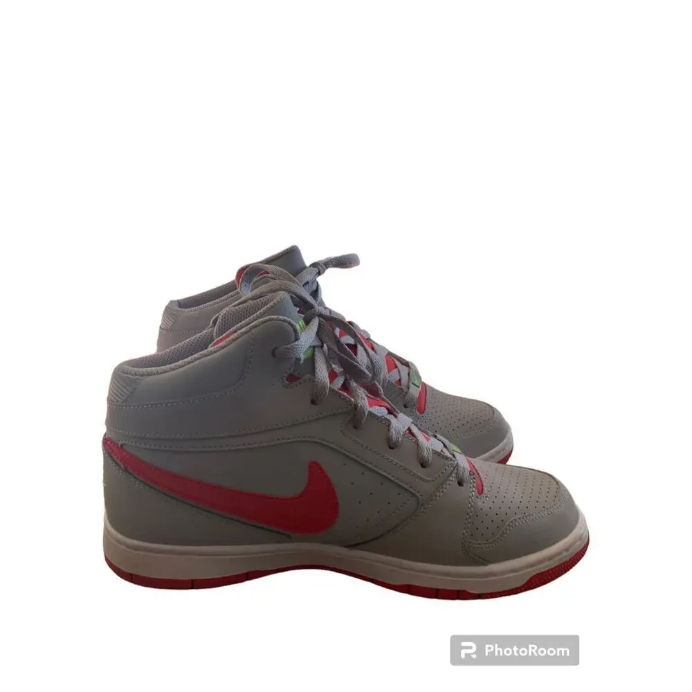 NIKE PRESTIGE High Top Shoes Youth 9.5 gray/red